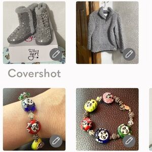 NWT TAHARI zip-neck sz7+NIB Olivia Miller sparkle⭐️OMG🥾+925 glass🐼bracelet 7”